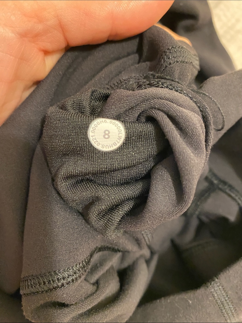 lululemon athletica Black High-Rise Bike Shorts. Size 8 - Picture 3 of 7